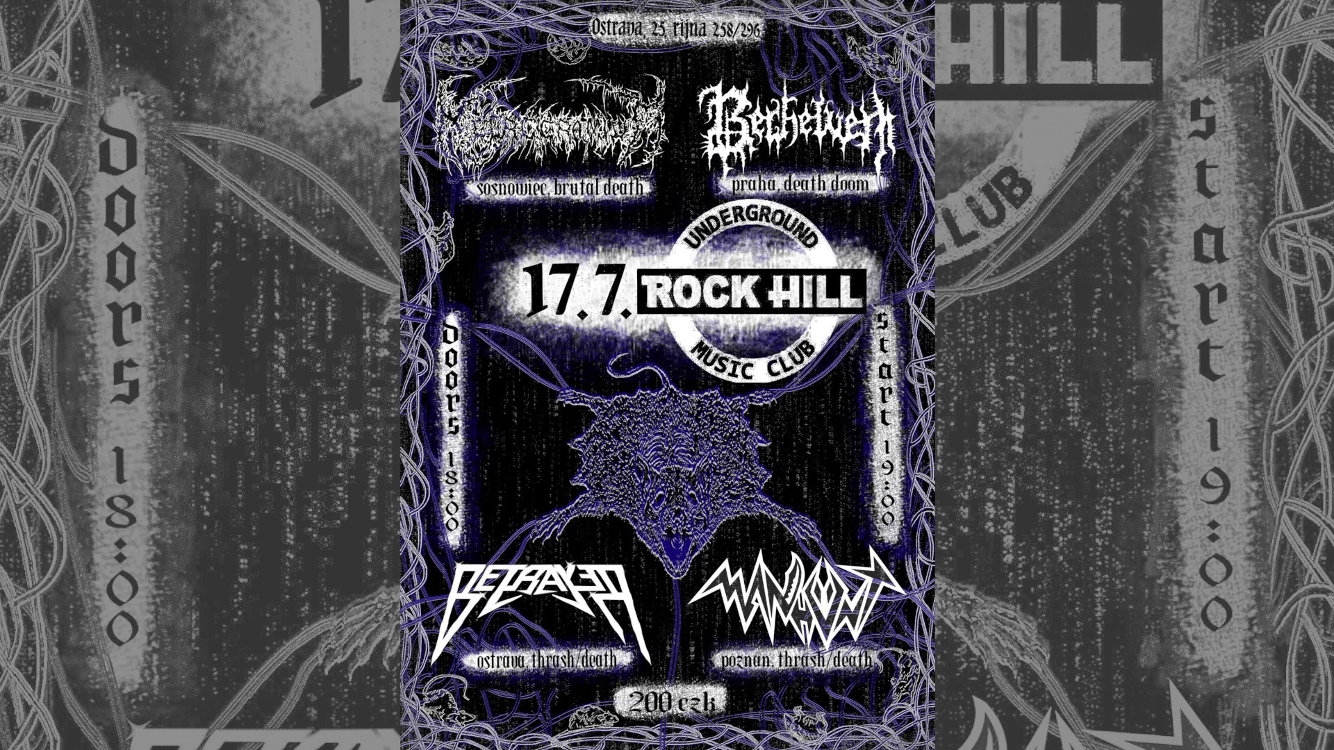 Metal Massacre od Necrocranium, Berhelven, Manhunt, Betrayer